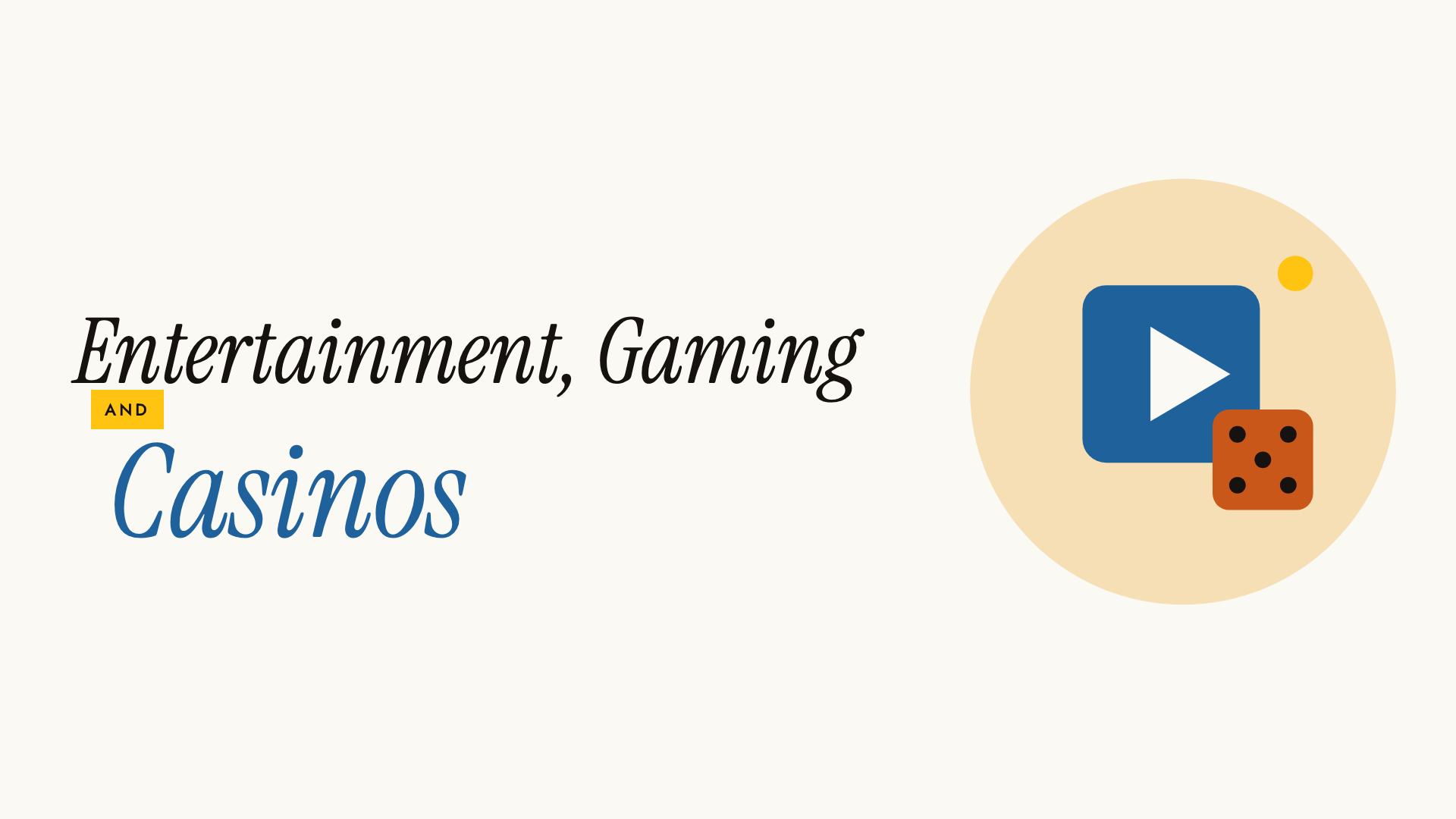 Marketing leadership for entertainment, gaming and casino companies