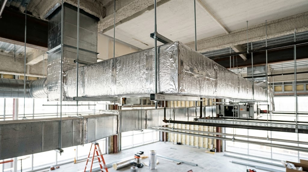 HVAC Duct Insulation Installation