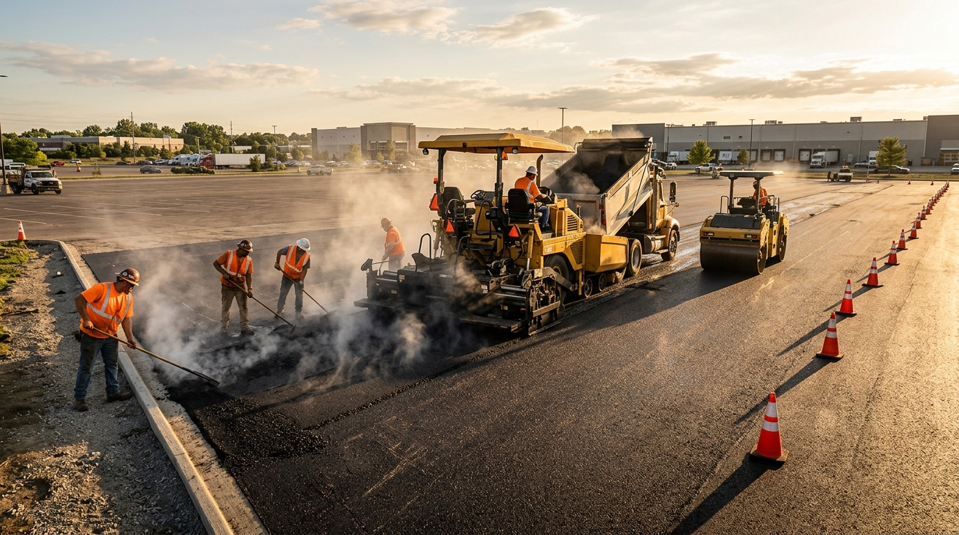 Smooth, durable asphalt surfaces with our proven commercial paving expertise.